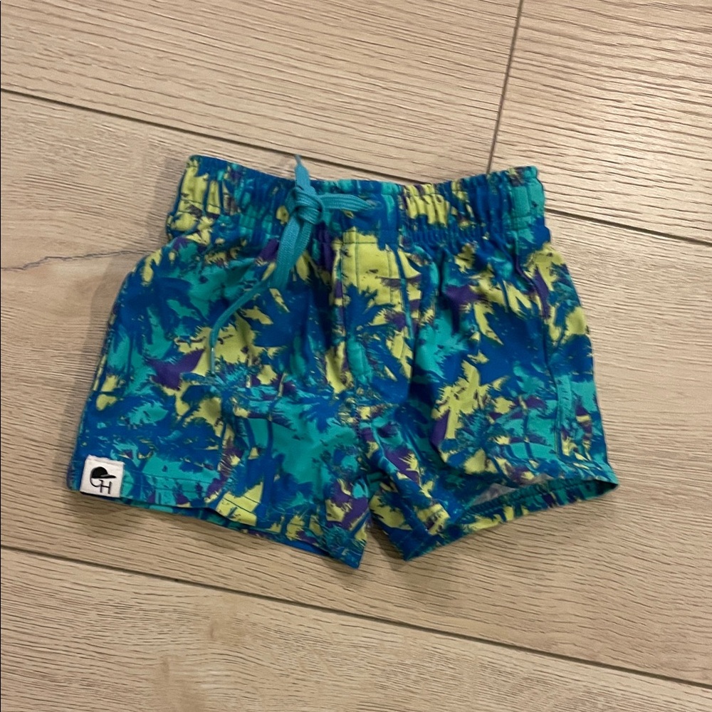Vibrant Kids Blue and Yellow Shorts
